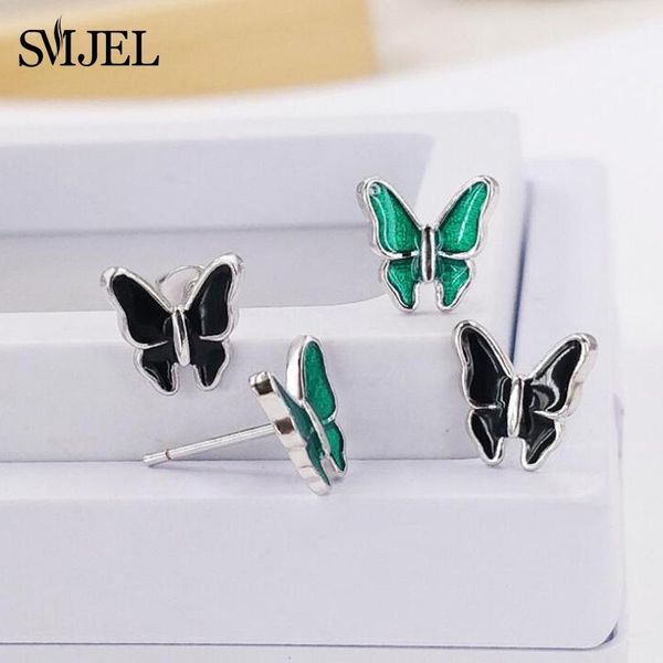 stud smjel lovely butterfly earrings for women oil black animal earring girl accessories jewelry christmas gift, Golden;silver
stud smjel lovely butterfly earrings for women oil black animal earring girl accessories jewelry christmas gift, Golden;silver