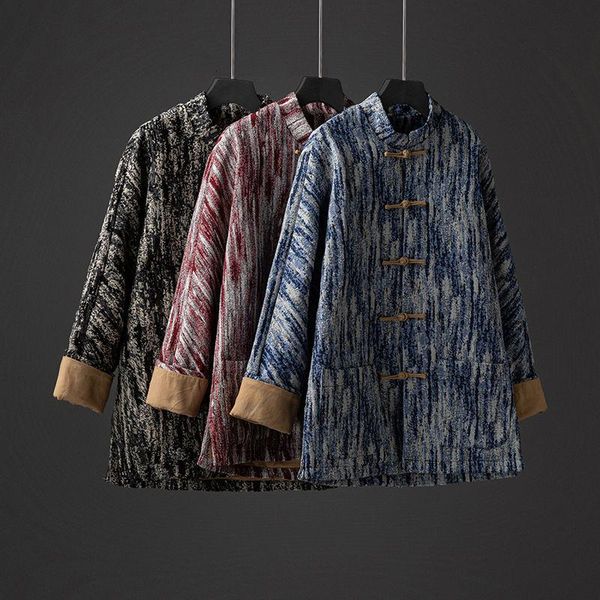 men's jackets mrgb stand collar chinese style 2021 autumn winter oversized casual male coats vintage fashion outerwear, Black;brown
men's jackets mrgb stand collar chinese style 2021 autumn winter oversized casual male coats vintage fashion outerwear, Black;brown