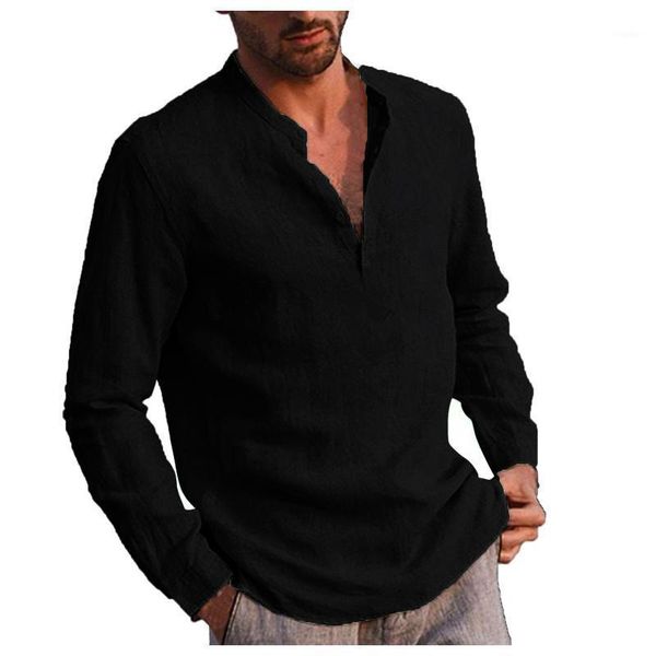 men's casual shirts long sleeve asual stand collar solid shirt pocket cotton vintage slim fit beach chemise homme, White;black
men's casual shirts long sleeve asual stand collar solid shirt pocket cotton vintage slim fit beach chemise homme, White;black