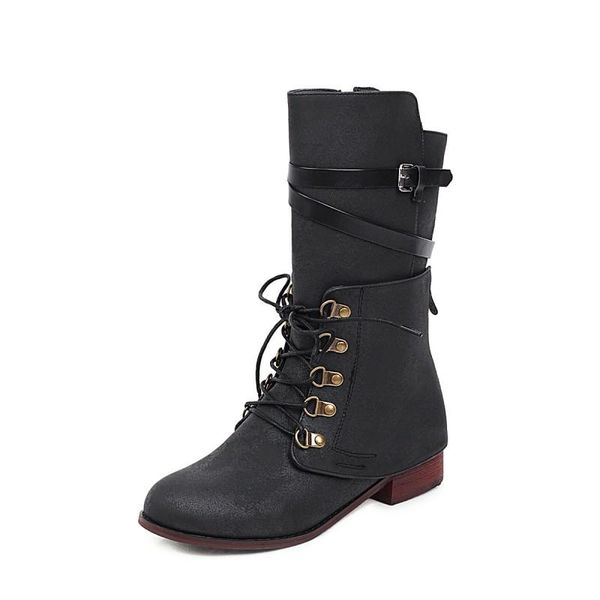 boots big size lace up women woman winter shoes botas, Black 
boots big size lace up women woman winter shoes botas, Black