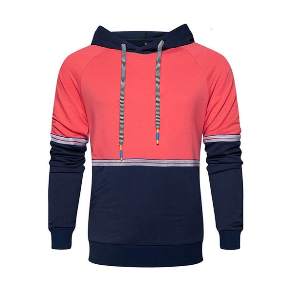 2021 new men's autumn and winter european hooded sweater long sleeve t-shirt splicing couple's wear, Black
2021 new men's autumn and winter european hooded sweater long sleeve t-shirt splicing couple's wear, Black