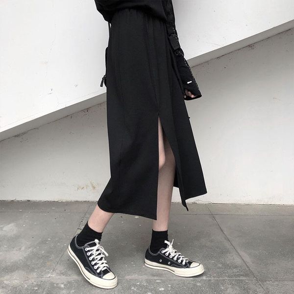 skirts 2021 spring and summer korean preppy style high waist long a line spit solid color midi womens (x299), Black
skirts 2021 spring and summer korean preppy style high waist long a line spit solid color midi womens (x299), Black
