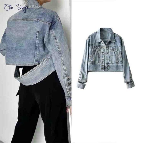women's jackets harajuku style spring fashion jeans jacket women long sleeve denim crop girl short coat chic mujer casual outerwear, Black;brown
women's jackets harajuku style spring fashion jeans jacket women long sleeve denim crop girl short coat chic mujer casual outerwear, Black;brown