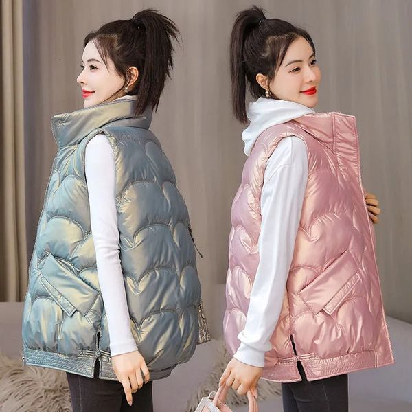 women's vests snow wear warm vest women winter jacket dwaterproof water jackets big fashion shiny parka sleeveless aotc, Black;white
women's vests snow wear warm vest women winter jacket dwaterproof water jackets big fashion shiny parka sleeveless aotc, Black;white