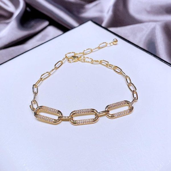 link, chain migga trendy ins style cubic zircon link bracelet for women gold color plated cz crystal jewelry, Black
link, chain migga trendy ins style cubic zircon link bracelet for women gold color plated cz crystal jewelry, Black