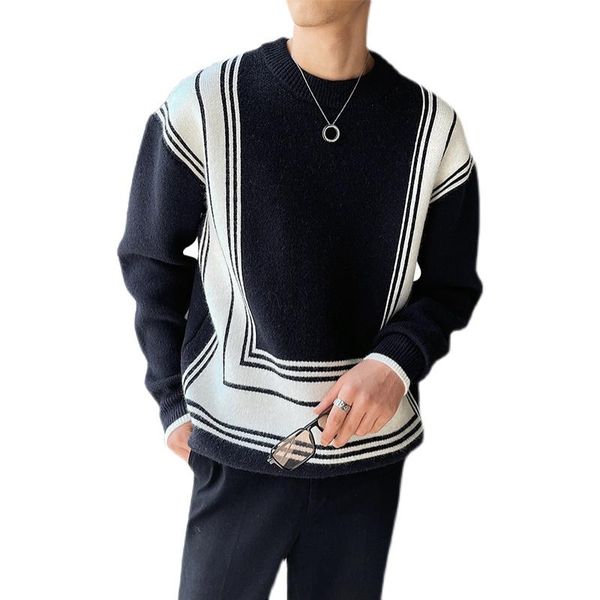 men's sweaters man women korean streetwear fashion vintage casual knitwear sweater men square khaki black pullover, White;black
men's sweaters man women korean streetwear fashion vintage casual knitwear sweater men square khaki black pullover, White;black