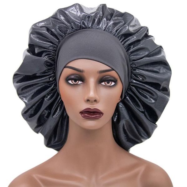 beanie/skull caps extra large bonnet sleep cap elastic wide band hair turban night hat metallic holographic colorful printing head cover, Blue;gray
beanie/skull caps extra large bonnet sleep cap elastic wide band hair turban night hat metallic holographic colorful printing head cover, Blue;gray