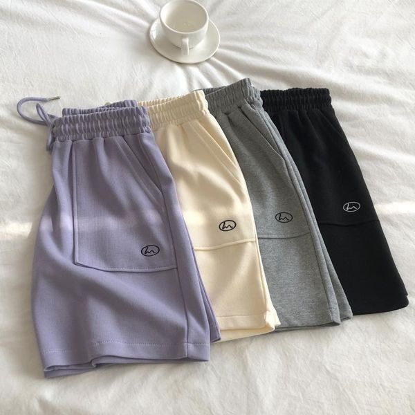 gym clothing 2021 sports shorts women summer loose wear korean elastic high waist slimming casual young girl wide-leg short pants, White;black
gym clothing 2021 sports shorts women summer loose wear korean elastic high waist slimming casual young girl wide-leg short pants, White;black