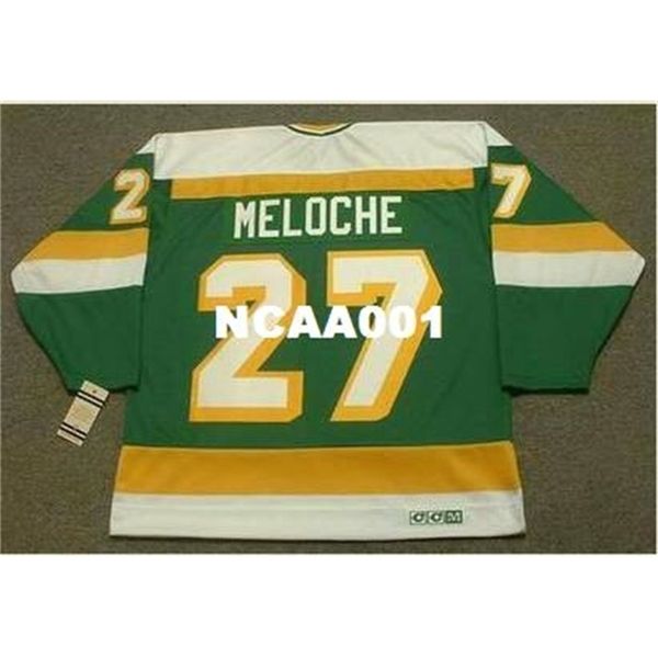 668s #27 gilles meloche minnesota north stars 1981 ccm vintage retro home hockey jersey or custom any name or number retro jersey, Black
668s #27 gilles meloche minnesota north stars 1981 ccm vintage retro home hockey jersey or custom any name or number retro jersey, Black