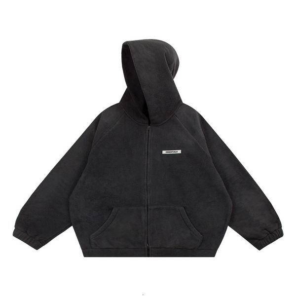 2021 fear of god double thread essentials high street fleece zipper hoodie fog hoodie coat, Black
2021 fear of god double thread essentials high street fleece zipper hoodie fog hoodie coat, Black