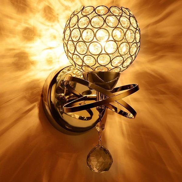 e14 modern creative crystal wall light living room corridor balcony lamp 220v wall sconce crystal light for home ligting
e14 modern creative crystal wall light living room corridor balcony lamp 220v wall sconce crystal light for home ligting