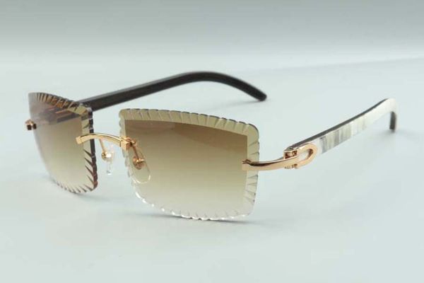 2021 style selling high-quality cutting lens sunglasses 3524021, natural hybrid buffalo horns temples glasses, size: 58-18-140mm, White;black
2021 style selling high-quality cutting lens sunglasses 3524021, natural hybrid buffalo horns temples glasses, size: 58-18-140mm, White;black