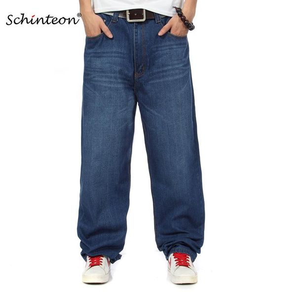 men's jeans schinteon big size men demin pants baggy loose casual straight cowboytrousers hip hop fashion streetwear 46 48, Blue
men's jeans schinteon big size men demin pants baggy loose casual straight cowboytrousers hip hop fashion streetwear 46 48, Blue