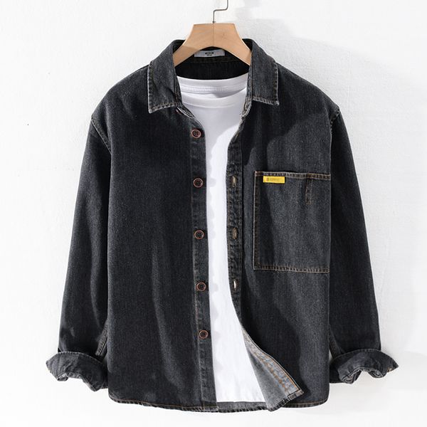 2021 new 100% cotton denim brand spring and autumn shirts for men casual fashion shirt mens comfortable overhemd camisa 05qu, White;black
2021 new 100% cotton denim brand spring and autumn shirts for men casual fashion shirt mens comfortable overhemd camisa 05qu, White;black