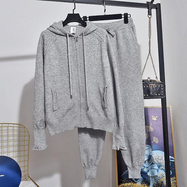 women's two piece pants woman sportsuit warm fashion 2021 autumn knit sets girl hoodies+slim suits outfit tracksuits clothes winter, White
women's two piece pants woman sportsuit warm fashion 2021 autumn knit sets girl hoodies+slim suits outfit tracksuits clothes winter, White