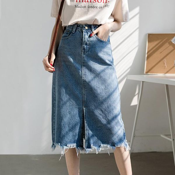 skirts 2021 korean denim women fashion pockets split midi skirt ladies plus size high waist vintage jupe femme, Black
skirts 2021 korean denim women fashion pockets split midi skirt ladies plus size high waist vintage jupe femme, Black