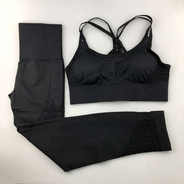 shockproof sports breathable women's quick drying seamless bra sling yoga pants set, Gray
shockproof sports breathable women's quick drying seamless bra sling yoga pants set, Gray