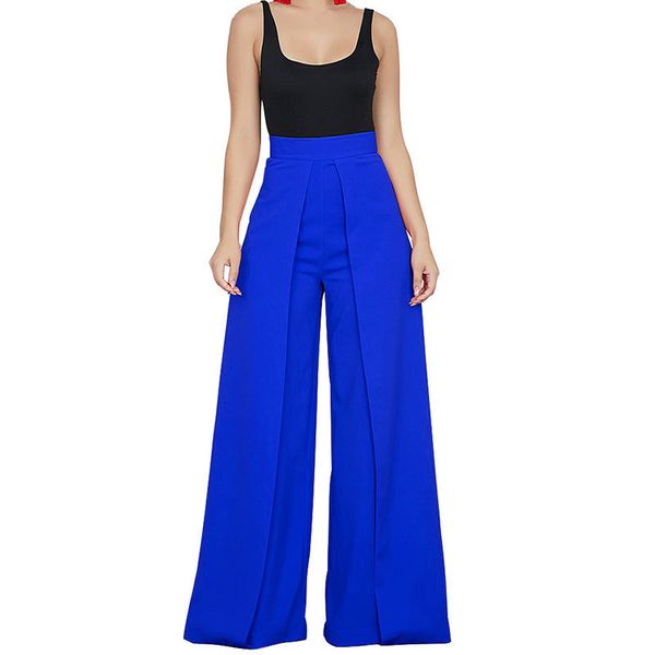 2021 new chic high waist zipper palazzo for women casual loose wide leg pants ladies elegant long culottes trousers pantalon femme kunq, Black;white
2021 new chic high waist zipper palazzo for women casual loose wide leg pants ladies elegant long culottes trousers pantalon femme kunq, Black;white