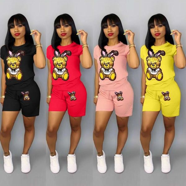 2021 new cartoon two plus size sets women casual tracksuit summer fashion short pants sequin 2 piece outfit q5090 yxtn, White
2021 new cartoon two plus size sets women casual tracksuit summer fashion short pants sequin 2 piece outfit q5090 yxtn, White