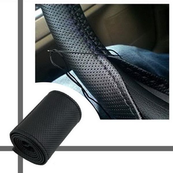 steering wheel covers 1pcs diy pu leather car cover case with needles and thread selling
steering wheel covers 1pcs diy pu leather car cover case with needles and thread selling
