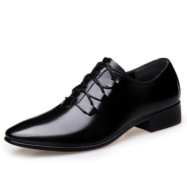 dress shoes man business male fashion men wedding formal leather luxury office sapato social masculino party, Black
dress shoes man business male fashion men wedding formal leather luxury office sapato social masculino party, Black