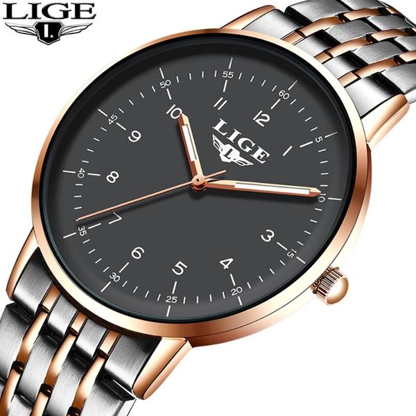 wristwatches men watch lige waterproof quartz business mens watches clock casual military sport relogio masculino+gift, Slivery;brown
wristwatches men watch lige waterproof quartz business mens watches clock casual military sport relogio masculino+gift, Slivery;brown