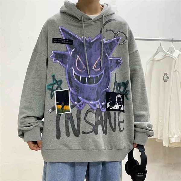 autumn 2020 new hooded sweater men's big plus fat fashion korean loose cartoon hip hop trend coat, Black
autumn 2020 new hooded sweater men's big plus fat fashion korean loose cartoon hip hop trend coat, Black
