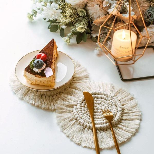 mats & pads macrame placemats cup mat bohemia tablecloth pad northern europe style pure handcrafted cotton braid insulation
mats & pads macrame placemats cup mat bohemia tablecloth pad northern europe style pure handcrafted cotton braid insulation