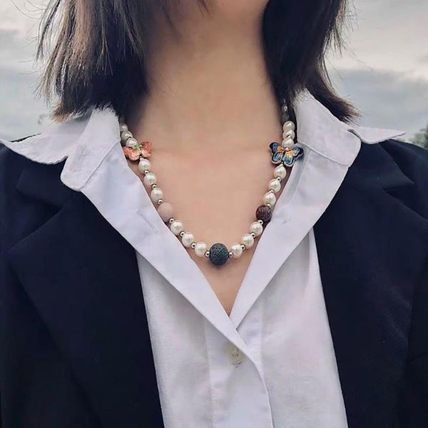 chains hip hop fashion butterfly planet pearl necklace party night club jewelry for men women gift vintage handmade strand, Silver
chains hip hop fashion butterfly planet pearl necklace party night club jewelry for men women gift vintage handmade strand, Silver