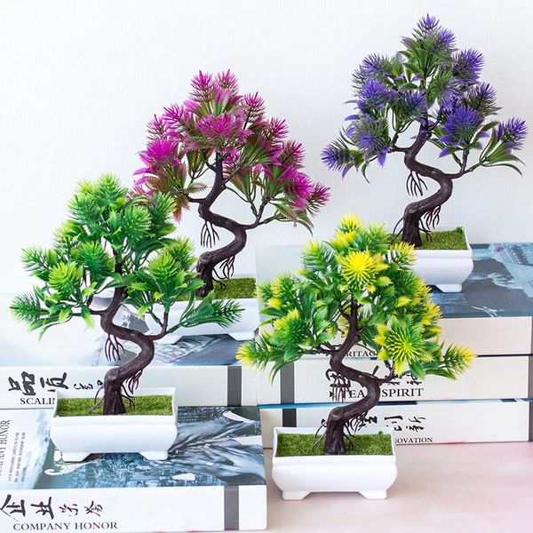 artificial bonsai tree plant pot fake plant simulation welcoming pine trees home decoration
artificial bonsai tree plant pot fake plant simulation welcoming pine trees home decoration