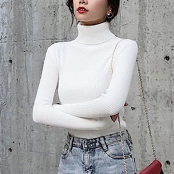 winter in knitted-out jumper turtlenecks pullovers casual blouses women's shirts long sleeve tight korean girls sweater niix, White;black
winter in knitted-out jumper turtlenecks pullovers casual blouses women's shirts long sleeve tight korean girls sweater niix, White;black