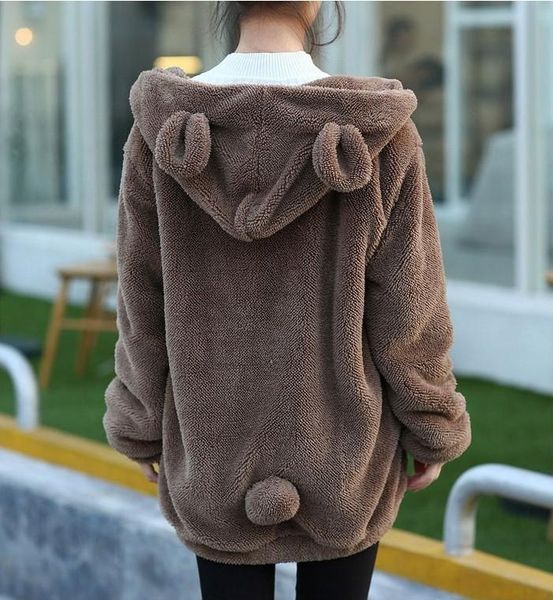 women's hoodies & sweatshirts autumn winter fleece flannel harajuku loose casual warm ladies coats soild sweet hooded women pullover fe, Black
women's hoodies & sweatshirts autumn winter fleece flannel harajuku loose casual warm ladies coats soild sweet hooded women pullover fe, Black