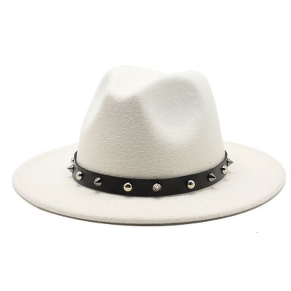 2021 new felt winter women's american style rivet belt buckle gentlemen jazz hat white red wide brim cowboy fedora hats ztej, Blue;gray
2021 new felt winter women's american style rivet belt buckle gentlemen jazz hat white red wide brim cowboy fedora hats ztej, Blue;gray