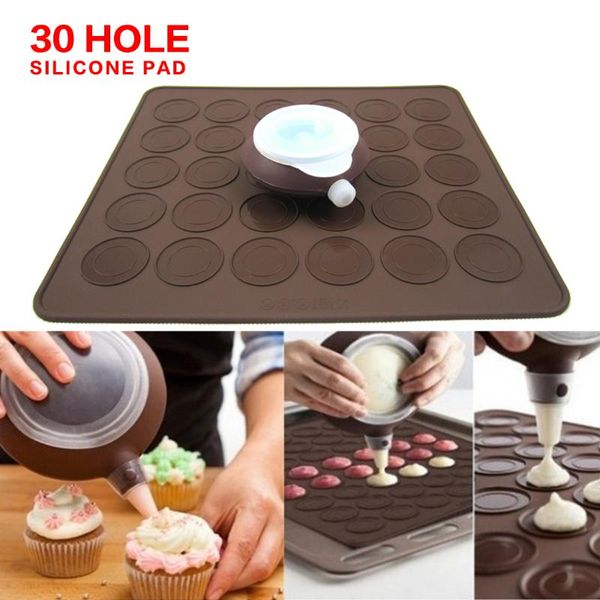 30/48 hole macaron silicone pad baking mat capacity macaron pot baking pad diy cake dessert oven liner tools for cakes
30/48 hole macaron silicone pad baking mat capacity macaron pot baking pad diy cake dessert oven liner tools for cakes
