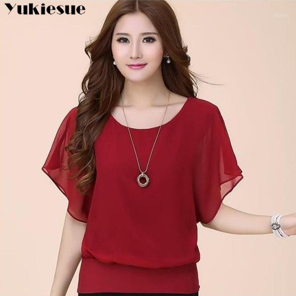 women's blouses & shirts chiffon blouse shirt women blusas mujer de moda 2021 batwing sleeve loose female womens and plus size, White
women's blouses & shirts chiffon blouse shirt women blusas mujer de moda 2021 batwing sleeve loose female womens and plus size, White