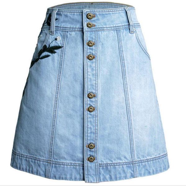 skirts floral embroidered single breasted a line denim skirt 2021 summer high waist women casual mini, Black
skirts floral embroidered single breasted a line denim skirt 2021 summer high waist women casual mini, Black