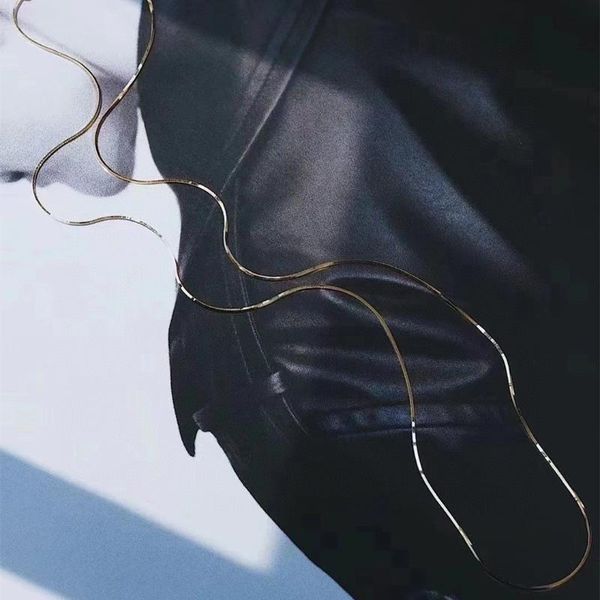 chains 18k solid yellow real gold jewelry(au750) women snake chain bracelet necklace close to the collarbone strong gloss fashion lady, Silver
chains 18k solid yellow real gold jewelry(au750) women snake chain bracelet necklace close to the collarbone strong gloss fashion lady, Silver