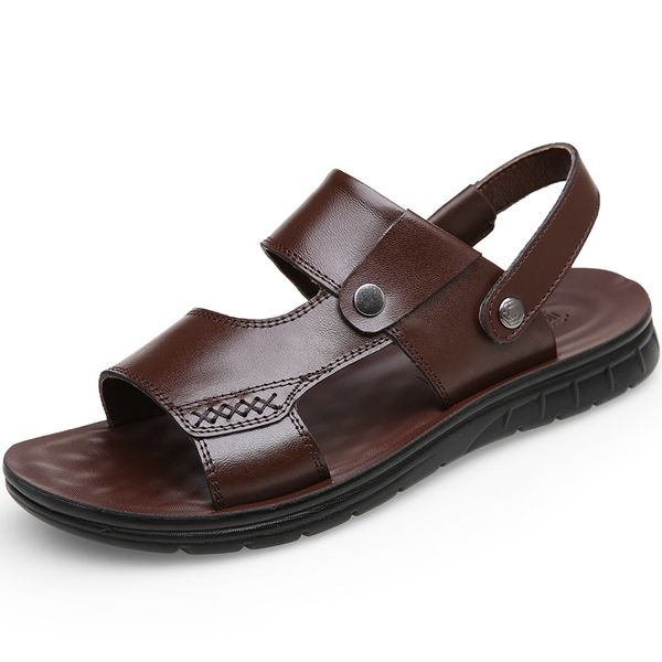 new genuine leather men sandals shoes summer leisure beach mens sandals sandals slippers bohemia big size jdress shoes, Black
new genuine leather men sandals shoes summer leisure beach mens sandals sandals slippers bohemia big size jdress shoes, Black