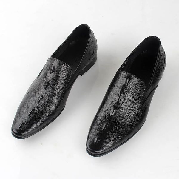 dress shoes men's shoes, embossed stone pattern, business atmospheric wedding, Black
dress shoes men's shoes, embossed stone pattern, business atmospheric wedding, Black