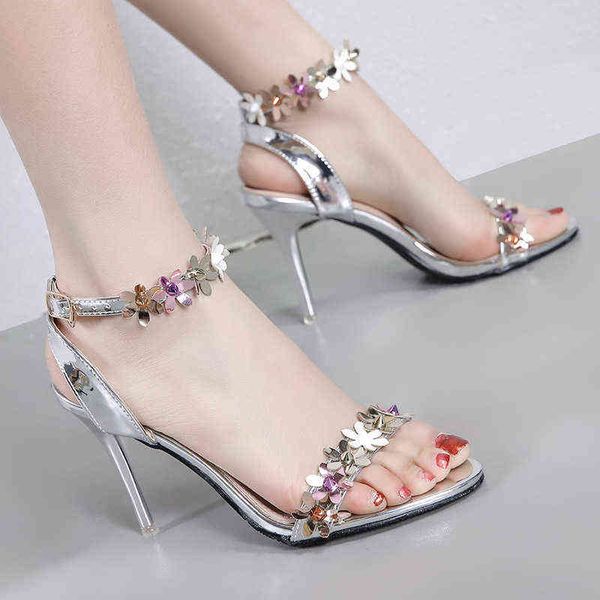 european and american summer 9cm stiletto with flowers, stiletto open toe ol women's sandals, Black
european and american summer 9cm stiletto with flowers, stiletto open toe ol women's sandals, Black