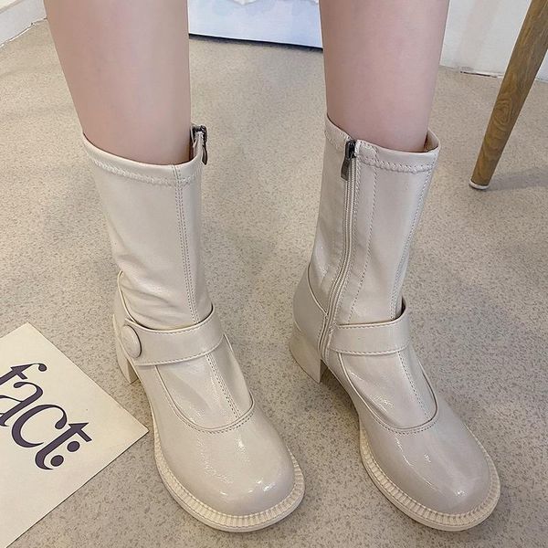 boots 2021 autumn round toe thick heel mary jane big short female retro all-match motorcycle fashion, Black
boots 2021 autumn round toe thick heel mary jane big short female retro all-match motorcycle fashion, Black