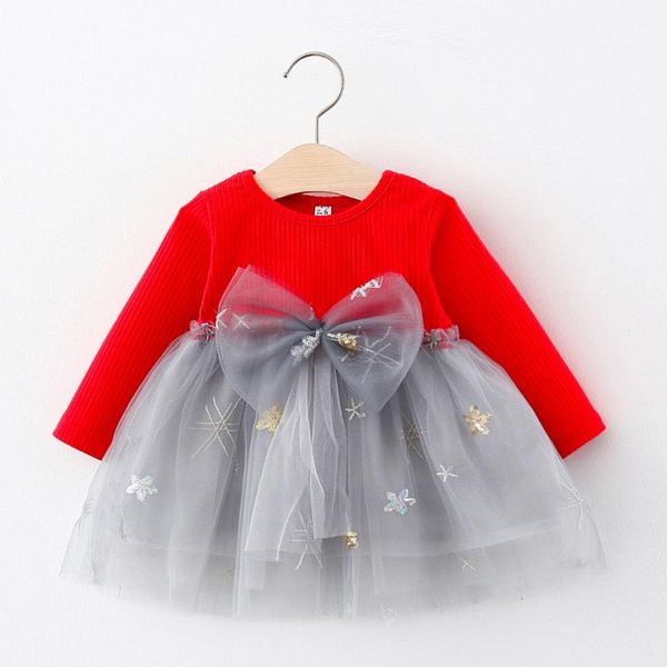 girl's dresses little girls 2022 long sleeve spring autumn bow mesh patchwork children clothing, Red;yellow
girl's dresses little girls 2022 long sleeve spring autumn bow mesh patchwork children clothing, Red;yellow