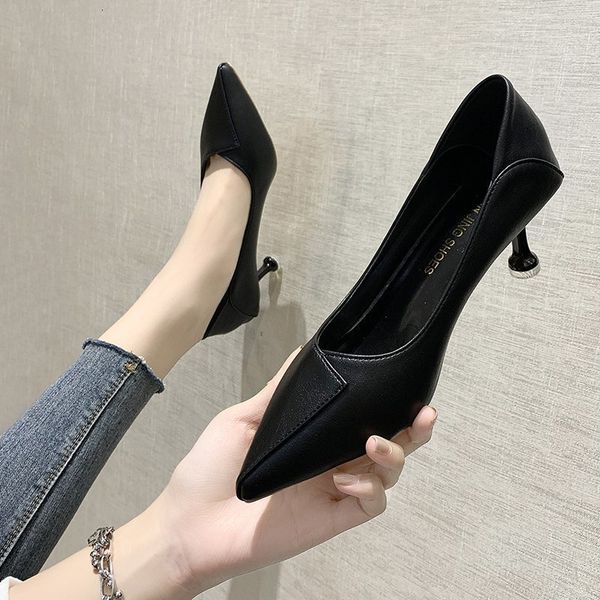 luxury dress shoes high heeled women's 2021 spring and autumn pointed thin heel shallow mouth single two wear profsional work sho, Black
luxury dress shoes high heeled women's 2021 spring and autumn pointed thin heel shallow mouth single two wear profsional work sho, Black