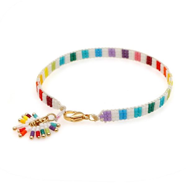 charm bracelets go2boho 2021 summer bracelet for girl miyuki handmade woven jewelry rainbow beads pulsera bohemain jewellery, Golden;silver
charm bracelets go2boho 2021 summer bracelet for girl miyuki handmade woven jewelry rainbow beads pulsera bohemain jewellery, Golden;silver