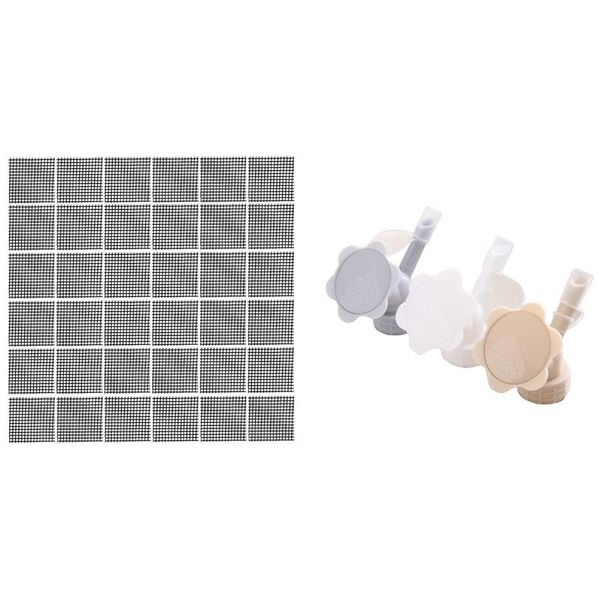 watering equipments 3pcs pot bottle jug small sprinkler flower plant indoor waterer & 50 pcs 5 x 5cm hole mesh pad
watering equipments 3pcs pot bottle jug small sprinkler flower plant indoor waterer & 50 pcs 5 x 5cm hole mesh pad