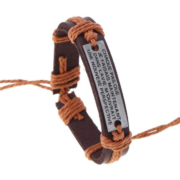 tennis fashion vintage wish letters rope genuine leather bracelet wrap alloy charm brown bangle wristbands casual retro jewelry, Golden;silver
tennis fashion vintage wish letters rope genuine leather bracelet wrap alloy charm brown bangle wristbands casual retro jewelry, Golden;silver