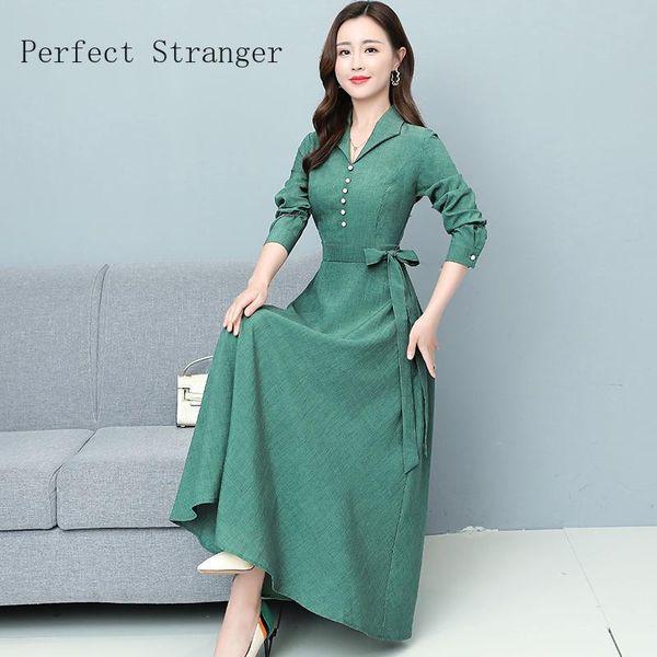 casual dresses 2021 spring autumn arrival -3xl turn-down collar women long cotton linen dress, Black;gray
casual dresses 2021 spring autumn arrival -3xl turn-down collar women long cotton linen dress, Black;gray