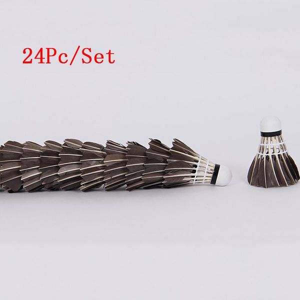 24pc/set duck feather badminton shuttlecock high level professional durable badminton competition resistance training
24pc/set duck feather badminton shuttlecock high level professional durable badminton competition resistance training