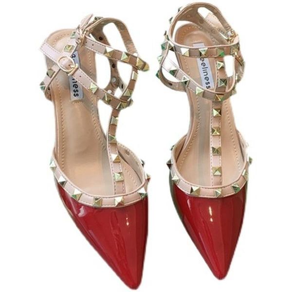 dress shoes 2021 summer sandal rivet pointed high heels 6cm t-strap orange stiletto strap leather sandals bridesmaid wedding women, Black
dress shoes 2021 summer sandal rivet pointed high heels 6cm t-strap orange stiletto strap leather sandals bridesmaid wedding women, Black
