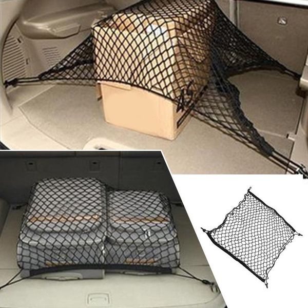 car organizer 70 x 70cm universal trunk net luggage storage cargo nylon stretchable elastic mesh with 4 plastic hooks nets
car organizer 70 x 70cm universal trunk net luggage storage cargo nylon stretchable elastic mesh with 4 plastic hooks nets